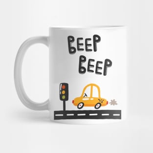 Beep Beep Traffic Light Car Mug